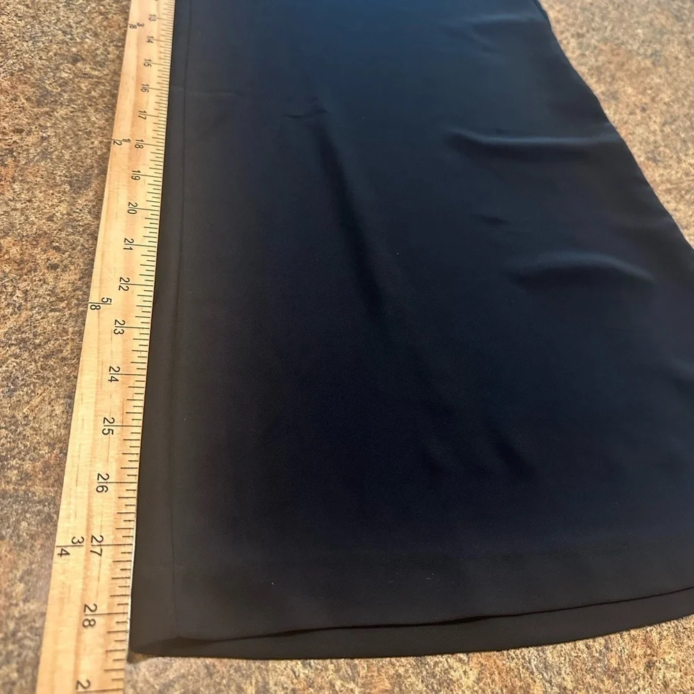 Zenana Wide Leg Pants Size XL Black High Rise Pockets Elastic Waistband At Back - Picture 12 of 12